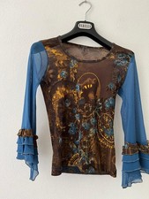 T-shirt top  Save the Queen stampa fantasia