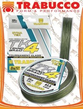 Multifibra Trabucco TK4 TEKNO BRAID Green 330 Yards - 300mt trecciato
