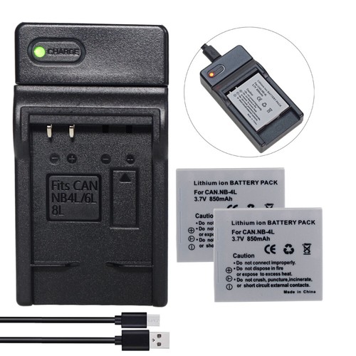 Batteria per canon digital - 2x,