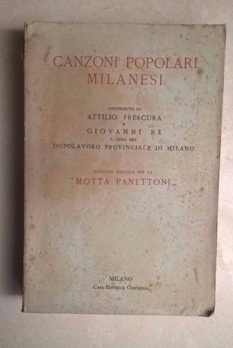 Canzoni popolari milanesi - canzoni,