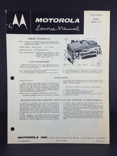 Motorola 1956 plymouth - motorola,
