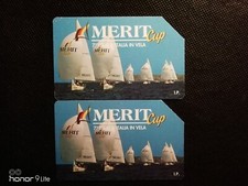 Schede Telefoniche L.5/10.000 "MERIT Cup - Giro D'Italia in Vela " Anno 1996