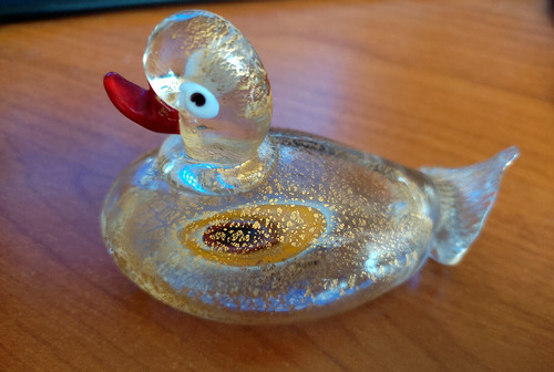 Vetro murano anatra - anatra,