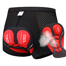 Pantaloncini per Ciclismo con Fondello in Gel Intimo Ciclismo Uomo Traspirante