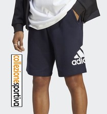SHORTS PANTALONCINO ADIDAS ESSENTIALS BIG LOGO- IC9402 col.blu/bianco