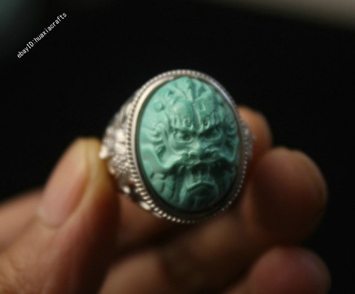 Raro anello cina pietra - anello,