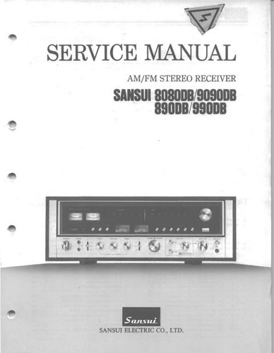 Sansui 9090db 8080db 890db - sansui,