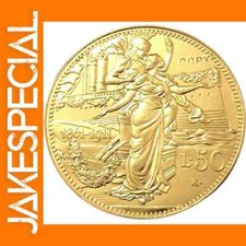 1911 Italy 50 Lire Antique