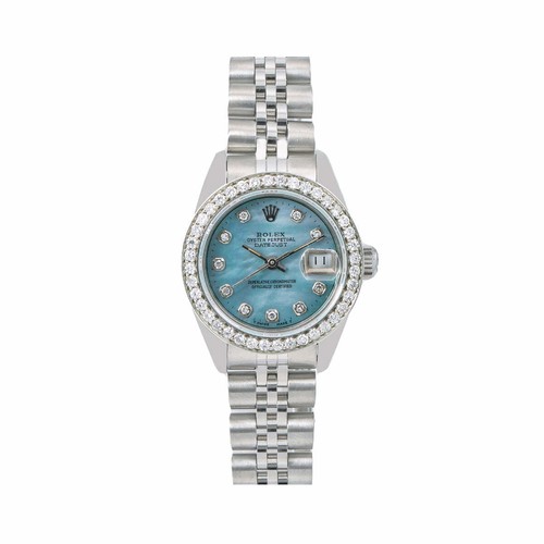 Rolex datejust blu mop - rolex,