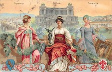 Italia - Esposizione internazionale di Torino 1911 - Torino - Roma - Firenze