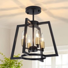 4-Light Semi Flush Mount
