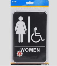 Insegna Bagno Donna Disabili