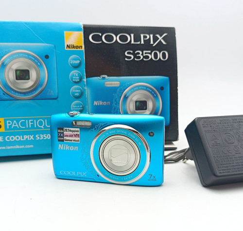 Nikon coolpix s3500 blue - nikon,