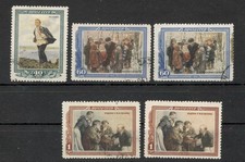 RUSSIA - 5 FRANCOBOLLI USATI -