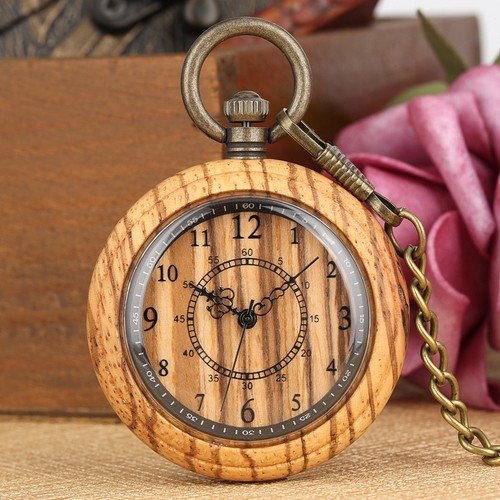 Orologio tasca legno - orologio,
