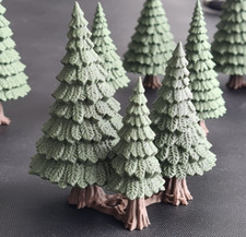 Warmaster Revolution Scenery - "pre dipinto" legni/foreste fantasia facile e veloce