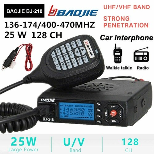 218 18v 25w radio mobile - bj-218,