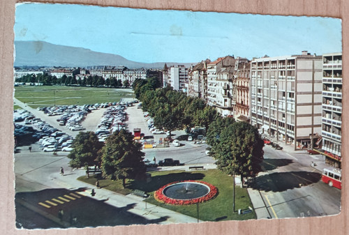 Cartolina svizzera geneve - geneve, la