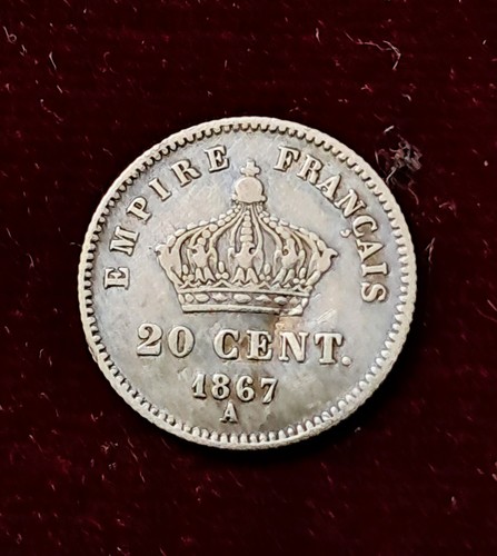 Francia centimes 1867 in - centimes,