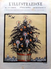 L'Illustrazione Italiana 23 Dicembre 1923 Gallignani Galeffi Vesuvio Strade Roma