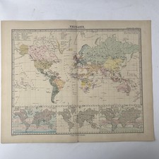 Mappa Mondo Mercatore Stieler