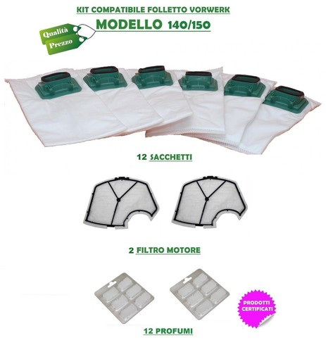 Sacchetti folletto 140 vk - vk,