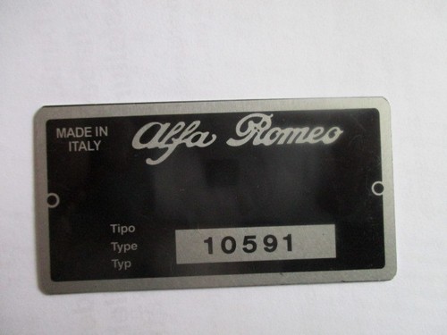 Targa alfa romeo - targa,