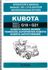 Manuale Operatori Motofalciatrice Kubota G18-G21 