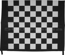 BLACK AND WHITE CHECKERED ROOF