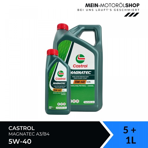 Olio motore castrol - castrol, magnatec
