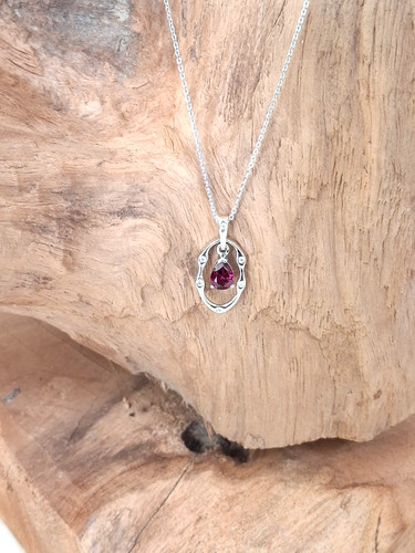 Set collana pendente argento - collana,