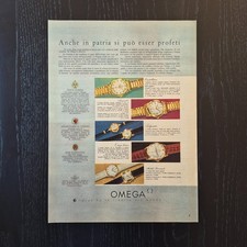 1955 Omega - Original AD Advertising 26x33 Pubblicità Vintage