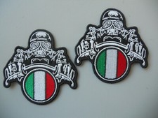 PATCH MOTO TESCHIO CON CASCO