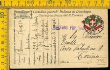 WW1 Posta Militare prima guerra franchigia  S 392 pm 32 x Torino