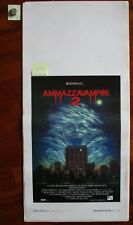 locandina originale AMMAZZAVAMPIRI 2 prima ed.1989 TOMMY LEE WALLACE