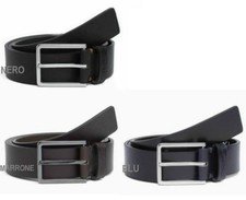 Cintura-Belt CALVIN KLEIN K50K504479 ESSENTIAL PLUS 3.5cm. - nero/marrone/blu