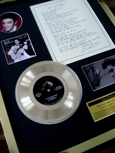 Elvis presley blue suede - presley, shoes