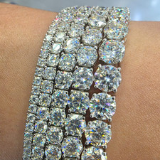 Bracciale tennis moissanite - bracciale,