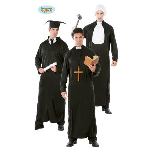 Costume giudice studente prete - giudice,
