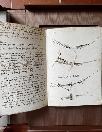 Leonardo codice sul volo - codice,