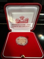 2 euro commemorativi monaco 2025