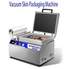 Macchina confezionatrice sottovuoto carne frutti di mare da scrivania alimenti sottovuoto pelle imballaggio