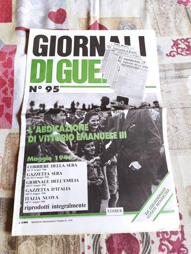 Giornali guerra 95 - giornali,