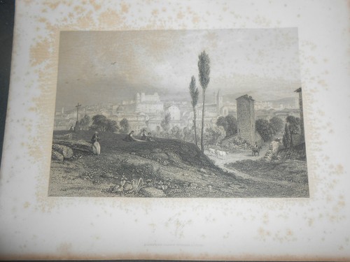 1850 incisione acciaio - 1850, su