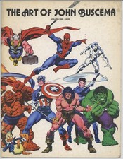 The Art of John Buscema Book , portfolio di illustrazioni inedite,  1978. Usato