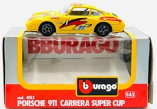 EBOND Porsche 911 Carrera Super Cup - Cod: 4153 - Giallo - Burago - 1:43 - 0484