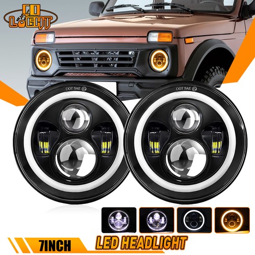 Pollici rotondo led - 7'',