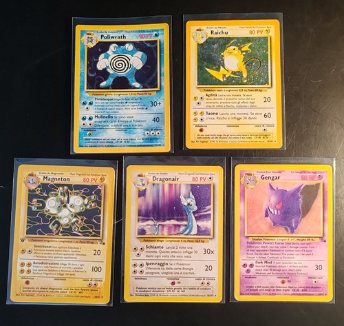 Lotto carte pokémon vintage - carte,