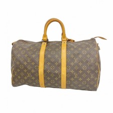 Louis Vuitton Monogram Keepall 45 Boston Borsa M41428 Marrone Uomo/Wo... GZl1d6bl
