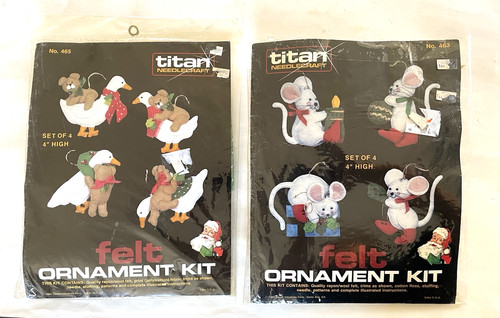 Kit ornamenti feltro - 2,